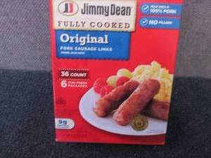 lot 396 image: 28 oz 36 ct FROZEN Jimmy Dean  Orig...