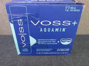 lot 420 image: 12- 850 ml Voss Aquamin Water...