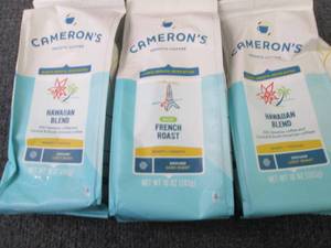 lot 439 image: 3- 10 oz Camerons Assorted Ground ...