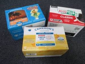 lot 440 image: 3- 10-12 ct Boxes Assorted KCups...
