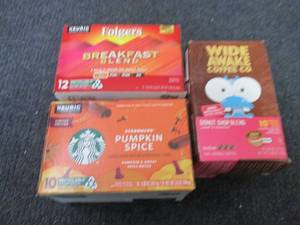 lot 443 image: 3- 10-12 ct Boxes Assorted KCups...