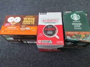 lot 444 image: 3- 10-12 ct Boxes Assorted KCups...