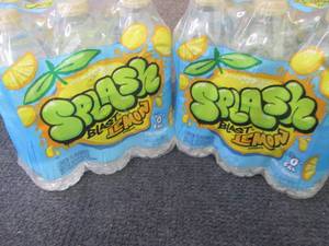 lot 447 image: 2- 6pks 16.9 oz Splash Blast Lemon...