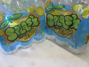 lot 450 image: 2- 6pks 16.9 oz Splash Blast Lemon...