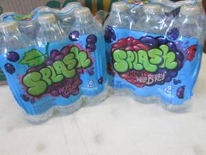 lot 453 image: 2- 6pks 16.9 oz Splash Blast Acai G...