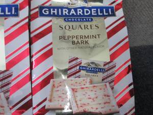 lot 466 image: 3- 7.9 oz Bags Ghirardelli Peppermi...