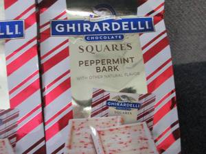 lot 467 image: 3- 7.9 oz Bags Ghirardelli Peppermi...