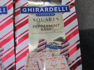 lot 470 image: 3- 7.9 oz Bags Ghirardelli Peppermi...