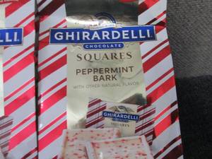lot 472 image: 3- 7.9 oz Bags Ghirardelli Peppermi...