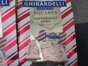 lot 473 image: 3- 7.9 oz Bags Ghirardelli Peppermi...