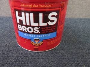lot 494 image: 23 oz Can Hills Bros. Medium Roast ...