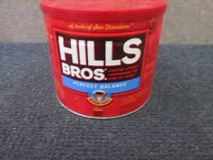 lot 495 image: 23 oz Can Hills Bros. Medium Roast ...