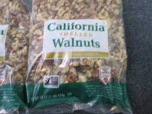 lot 509 image: 2- 16 oz Bags California Shelled Wa...