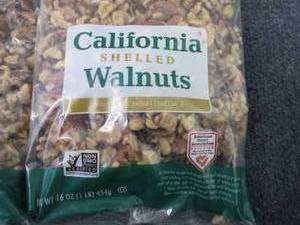 lot 515 image: 2- 16 oz Bags California Shelled Wa...