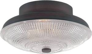 Millennium- One Light Flush mount, BronzeDark
