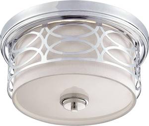 Nuvo Lighting - Harlow - 2 Light 13-38 Wide Flush Mount Drum Ceiling Fixture
