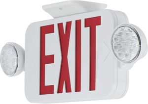 Progress Commercial- LED Exit Sign Combo, White