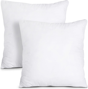 Utopia -  Bedding Throw Pillows Insert (Pack of 2, White) - 28 x 28 Inches Bed and Couch Pillows - Indoor Decorative Pillows