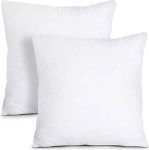 Utopia -  Bedding Throw Pillows Insert (Pack of 2, White) - 28 x 28 Inches Bed and Couch Pillows - Indoor Decorative Pillows