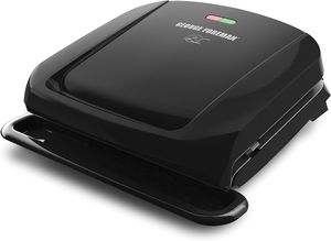 George Foreman 4-Serving Removable Plate Electric Grill and Panini Press