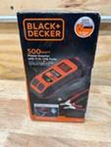 lot 26 image: BLACK  DECKER 500 Watt Power Inverter