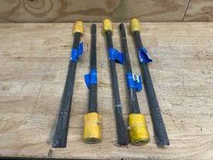 lot 74 image: EMPIRE LEVEL Lot of 5 Packs of- Yellow Stake Flags (100 Per Pack)