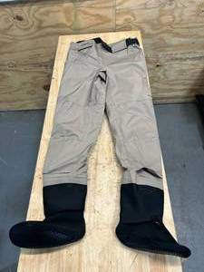 lot 80 image: CABELAS Premium Breathable Waist-High Stockingfoot Wader- Size L