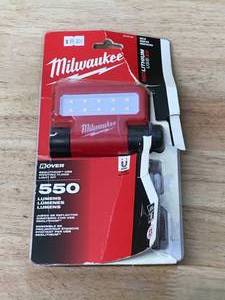 lot 65 image: Milwaukee 550 Lumens LED REDLITHIUM USB Pivoting Flood Light