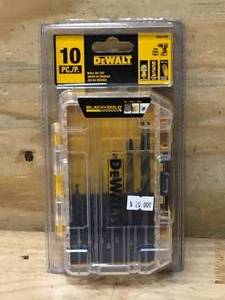 lot 119 image: DeWalt - DWA1180 - Black and Gold Drill Bit Set - 10-Piece