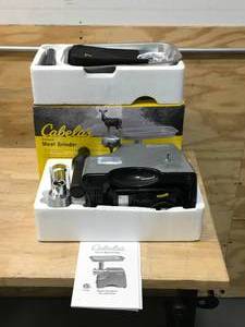 lot 146 image: Cabelas Deluxe Meat Grinder (retail $179.99)