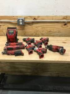lot 192 image: Lot of 10 - Non Working Milwaukee Power Tools