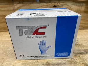 lot 3B image: Tac Nitrile Gloves - Case of ten boxes - Size Large