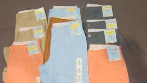 10 Pack M Boys Flat Front At the Knee Woven Shorts - Cat & Jack