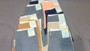 10 Pack M Boys Flat Front At the Knee Woven Shorts - Cat & Jack