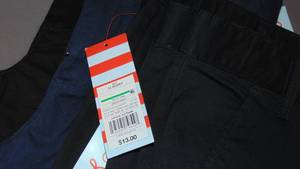 8 Pack Mixed Sizes 12   14  and 18 Boys Flat Front Uniform Shorts - Cat & Jack