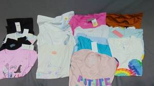15 Pack  XS S  M   L  XL Shirts  Girls  Mixed Art Class Cat & Jack Disney