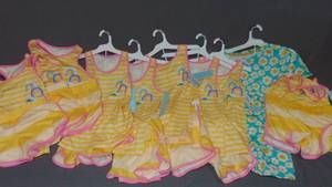 10 Pack Girls Short And Top Sets XL Cat & Jack
