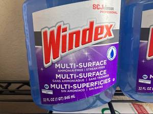 lot 124 image: Windex Multi-Surface and Lysol Spray