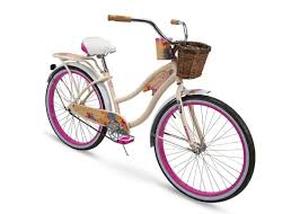 lot 9 image: Huffy Womens Panama Jack 26 Cruiser Bike  White