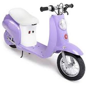 lot 11 image: Razor Pocket Mod Betty Electric Scooter Purple
