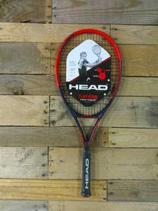 lot 62 image: Head Ti Reward Tennis Racquet - Red
