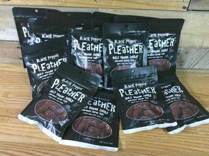 lot 9 image: Lot of 13 Black Pepper Vegan Jerky - Bold, Traditional Extra Tough Texture - Hand Made Exp 0524