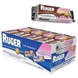 lot 18 image: Lot of 3 Wholesale Sugar-Free Ruger Wafers - Chocolate-BB 0524