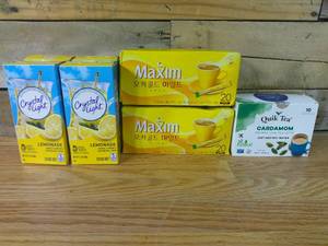 lot 3 image: Lot of 7 Quick Drink Mixes-Lemonade-Coffee-Tea