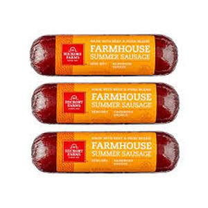 lot 45 image: Set of 4 Boxes of Hickory Farms Summer Sausage Hardwood Smoked-3 Pk-BB 061124
