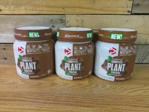 lot 36 image: Set of 3 Dymatize Plant Protein Creamy Chocolate EXP 624
