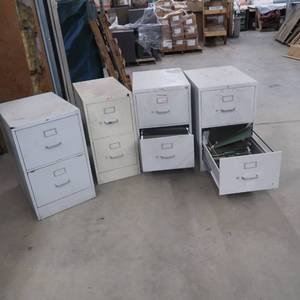 4-  2 DRAWER FILING CABINENTS