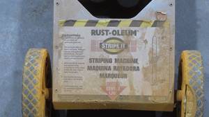 lot 39 image: Striping Machine Cart