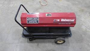 lot 121 image: Universal KeroseneDiesel Torpedo Style Heater