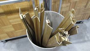 lot 47 image: Portable Snap Together Dance Floor With (2) Carts and Trip Guards